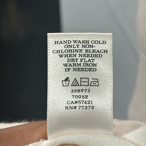 Ann Taylor White 3/4 Sleeve Cardigan Sweater Size LT - Picture 5 of 5